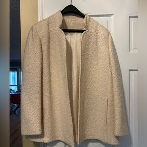 Boucle cream jacket